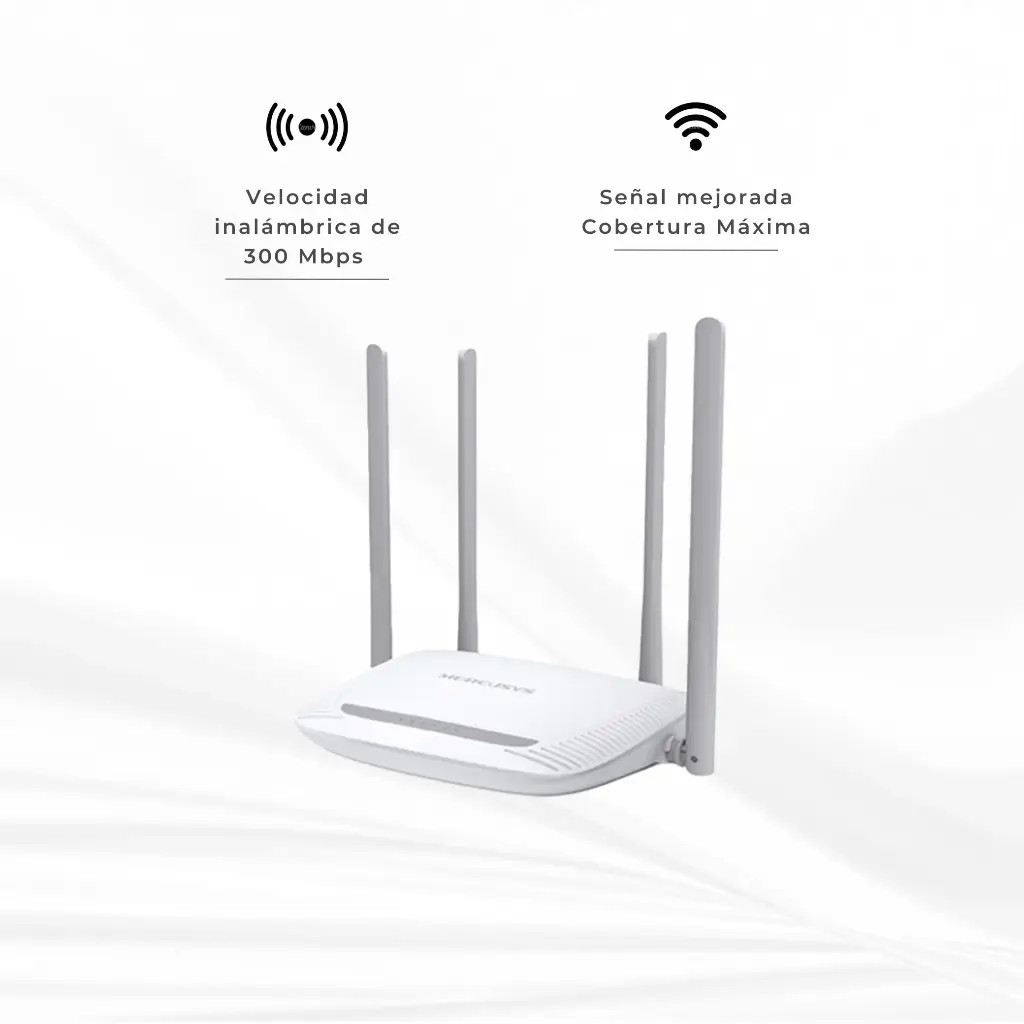 MW325R | ROUTER INALAMBRICO  MERCUSY 300MBPS