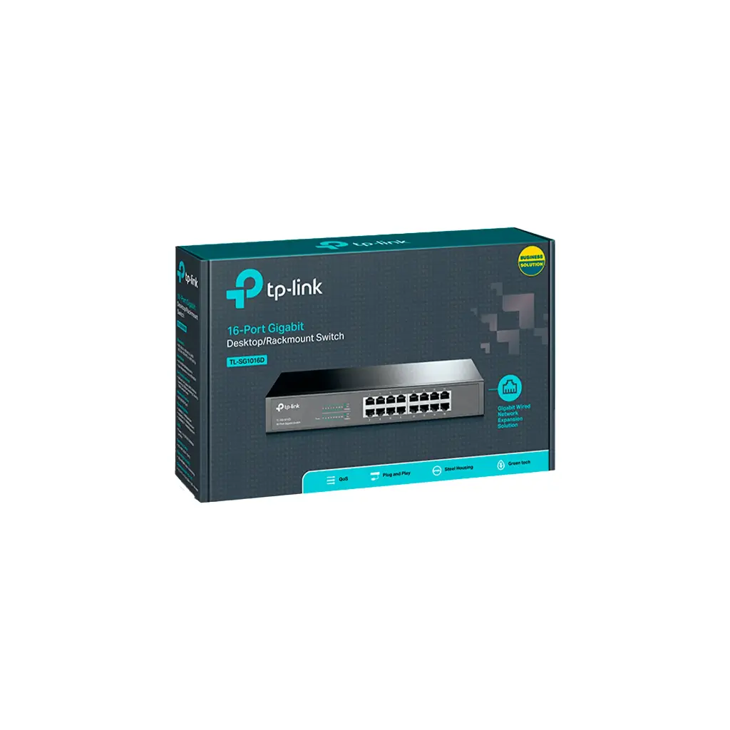 TL-SG1016D | SWITCH 16 PUERTOS ESCRITORIO/RACK
