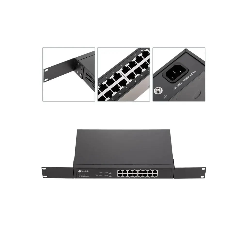 TL-SG1016D | SWITCH 16 PUERTOS ESCRITORIO/RACK