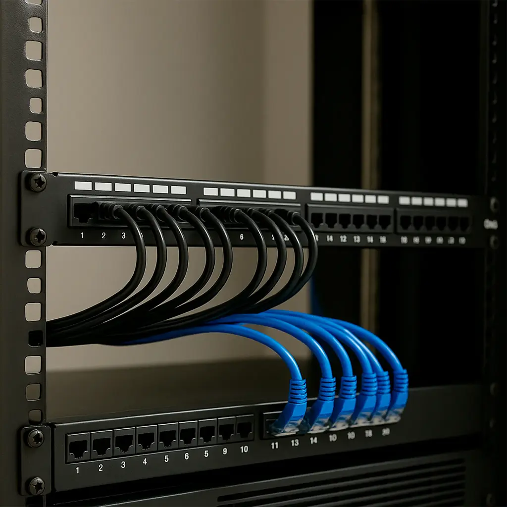 NPP6A24-1624 | PATCH PANEL CAT 6A 24 PUERTOS 1U