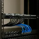 NPP6A24-1624 | PATCH PANEL CAT 6A 24 PUERTOS 1U