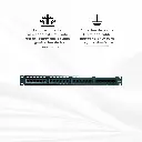 NPP6A24-1624 | PATCH PANEL CAT 6A 24 PUERTOS 1U