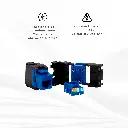 NJA5E-0500 | JACK AZUL CAT 5E POWEST