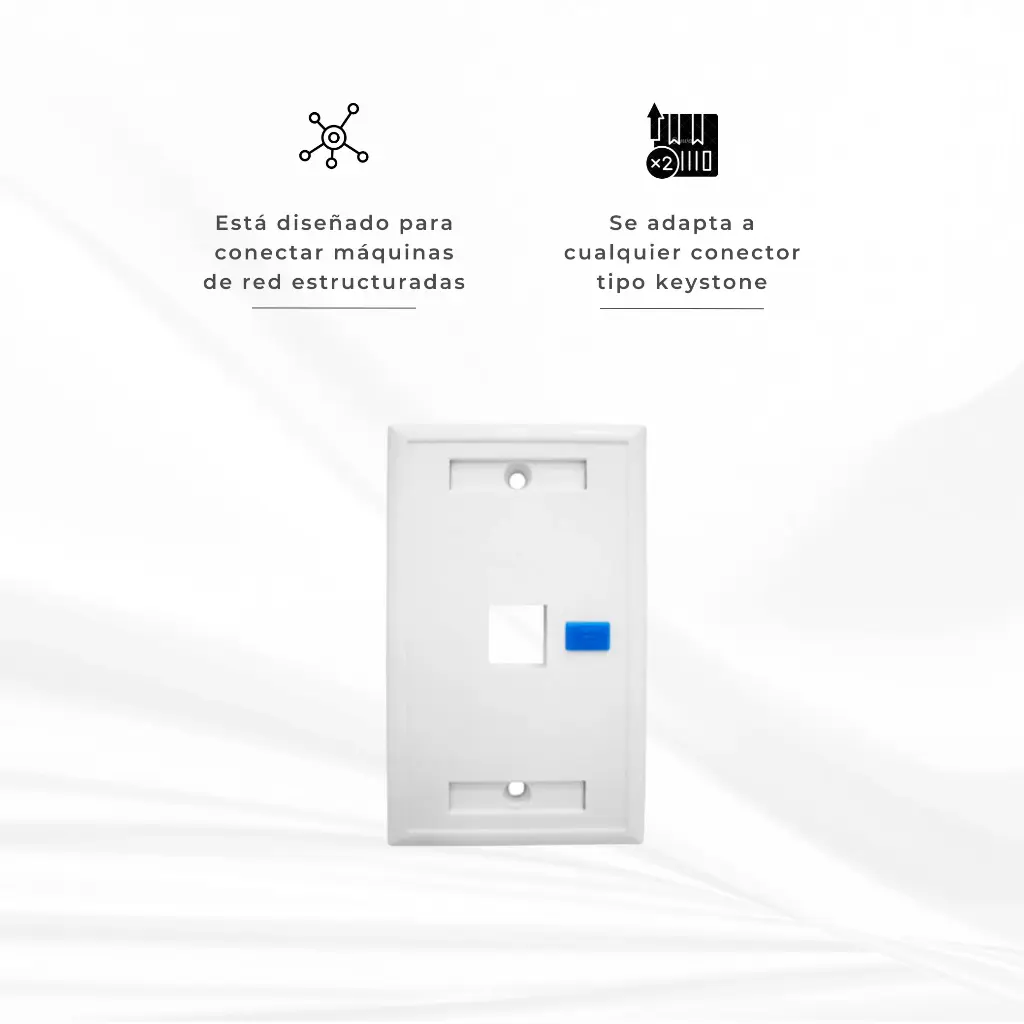 NFPS-0004 | FACE PLATE SENCILLO POWEST