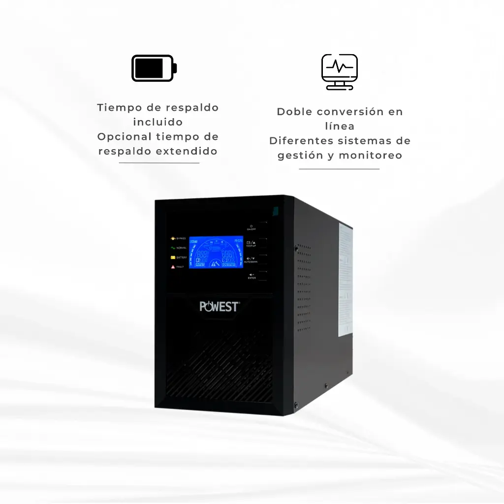 NUOLT-7292 | UPS ON LINE 1000VA TITAN 1KVA