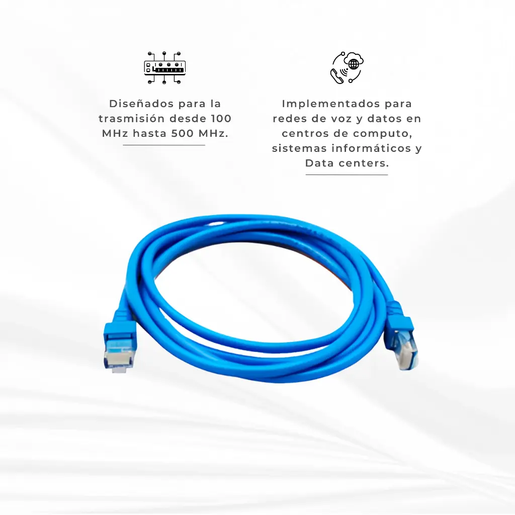 C5E10A-0510 | PATCH CORD CAT 5E 10 FT AZUL 