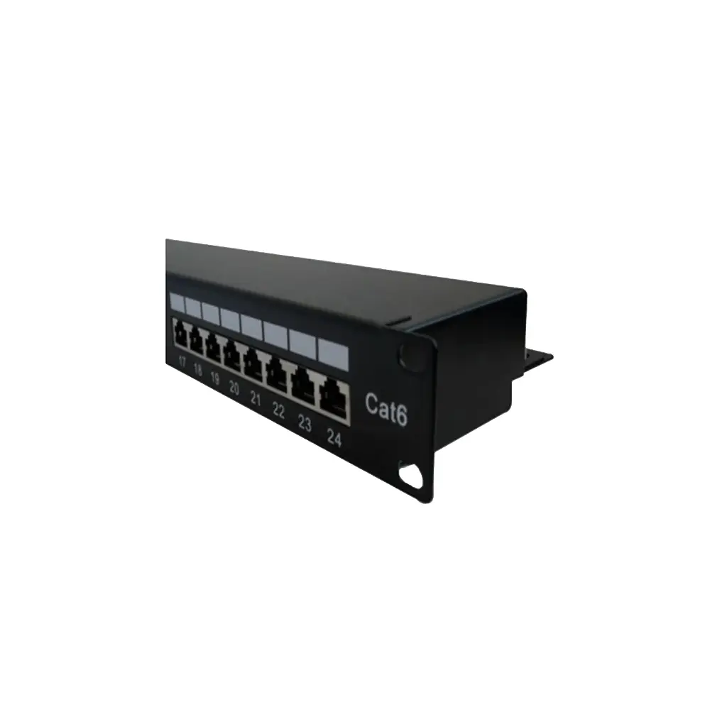 NPP624-0624 | PATCH PANEL CAT 6 24 PUERTOS 1U