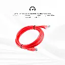 NPC63R-2603 | PATCH CORD CAT 6 3FT ROJO