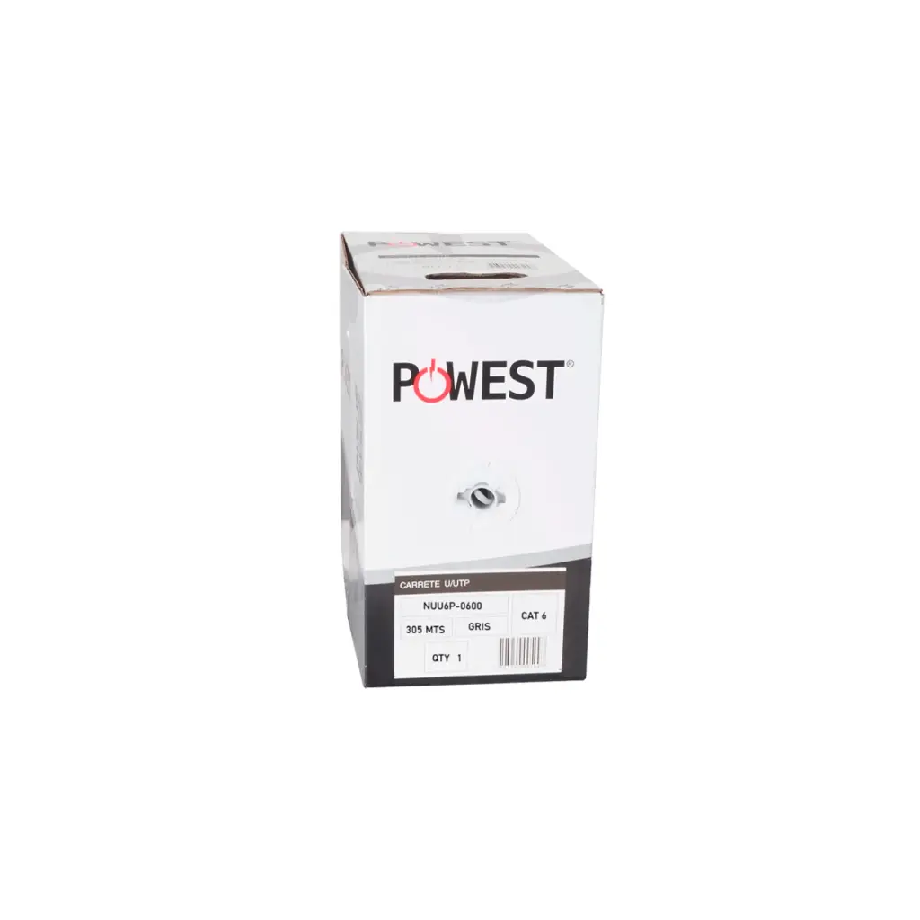 NUU6P-0600 | CABLE UTP CAT 6 ( 305 MTS)  POWEST