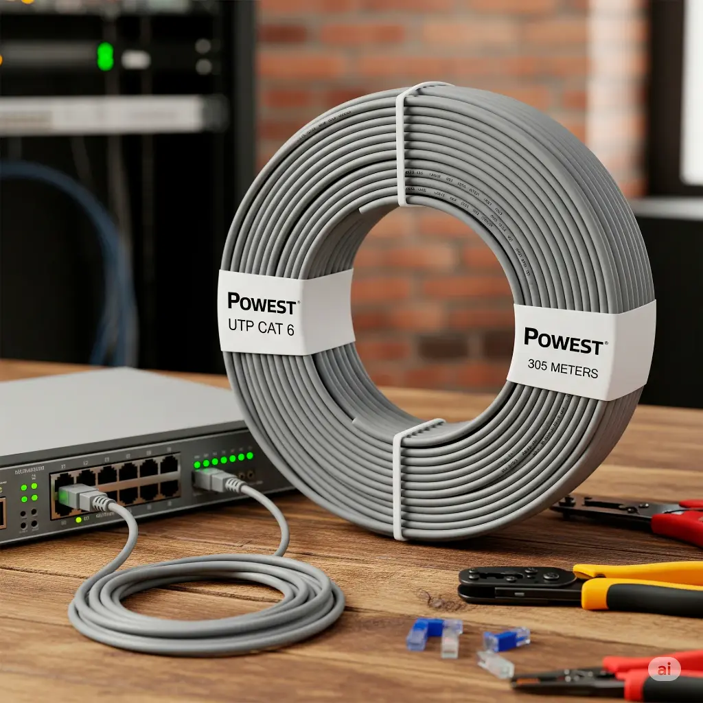 NUU6P-0600 | CABLE UTP CAT 6 ( 305 MTS)  POWEST