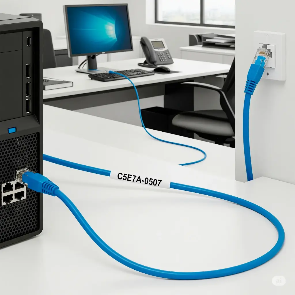 C5E7A-0507 | PATCH CORD CAT 5E 7FT AZUL