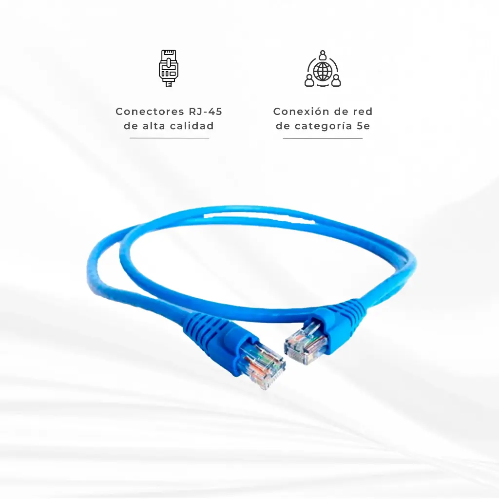 C5E7A-0507 | PATCH CORD CAT 5E 7FT AZUL