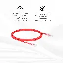 NPC67R-2607 | PATCH CORD CAT 6 7FT ROJO