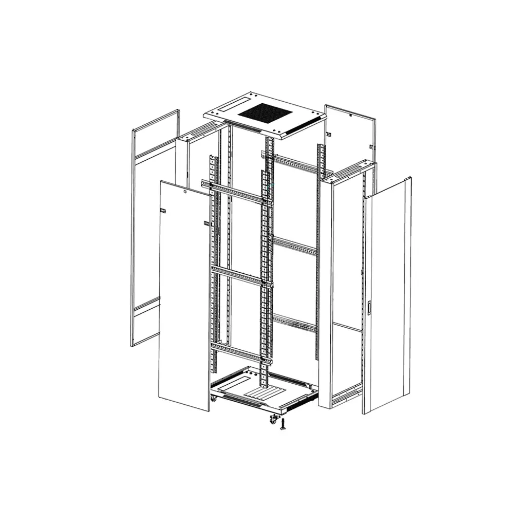 NGBP-6020 | GABINETE DE PISO 60X60X20U (AXPXAL)