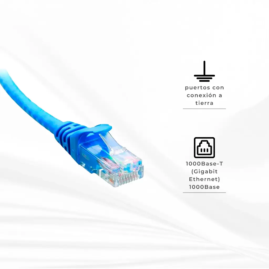 6A10AU-4610 | PATCH CORD UTP CAT6A 10FT AZUL