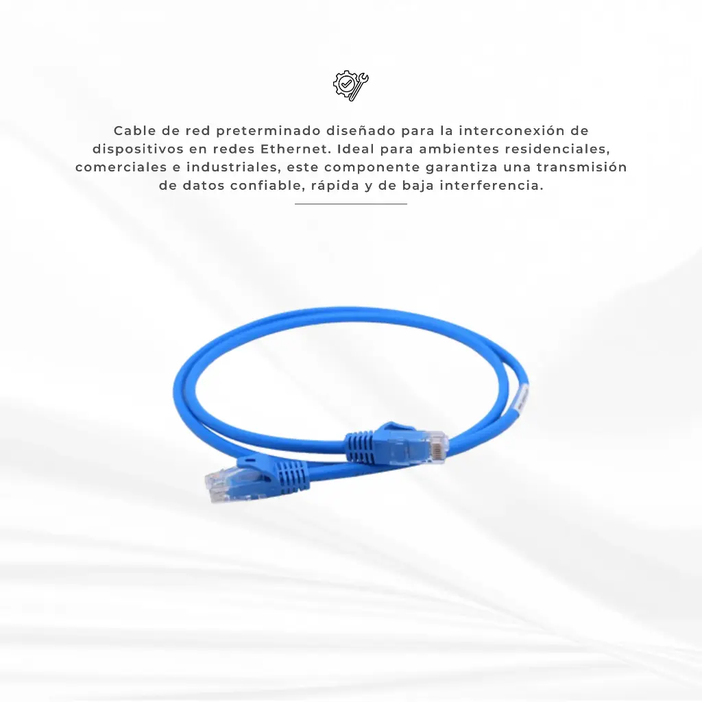 PATCH CORD UTP CAT 6 3M AZUL 