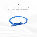 PATCH CORD UTP CAT 6 3M AZUL 