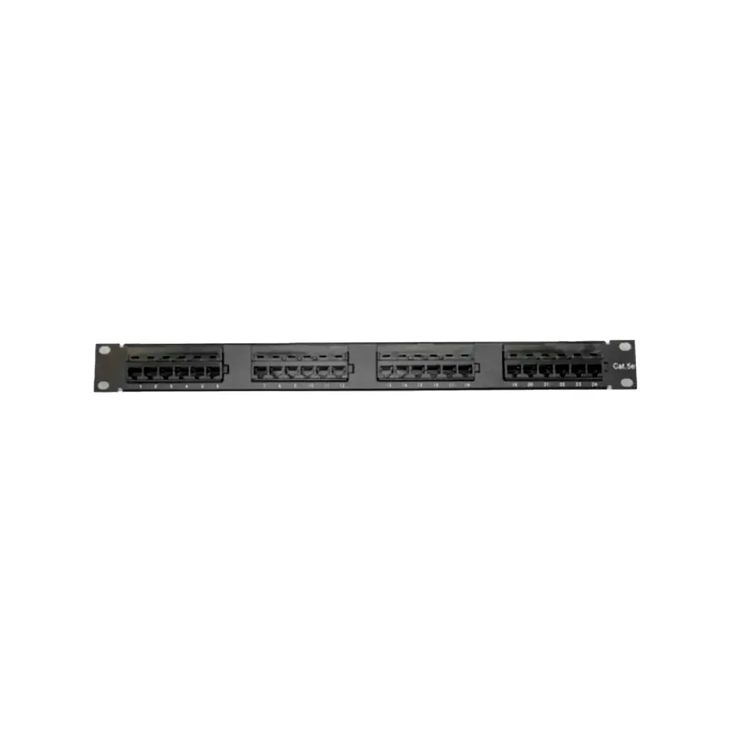 NPP5E24-0524 | PATCH PANEL CAT 5E 24 PUERTOS 1U
