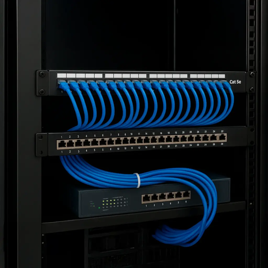 NPP5E24-0524 | PATCH PANEL CAT 5E 24 PUERTOS 1U