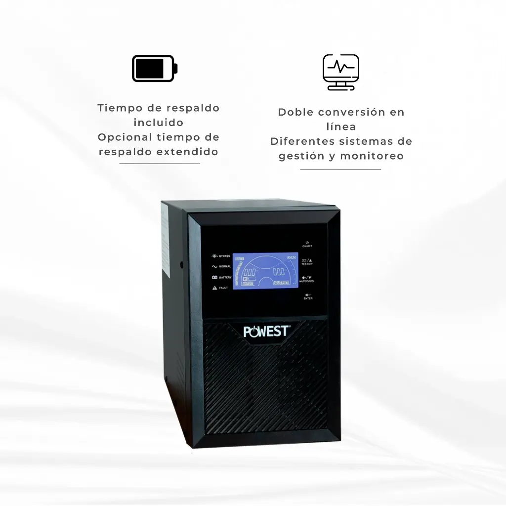 NUOLT-7306 | UPS ON LINE 2KVA REF.TITAN2KVA