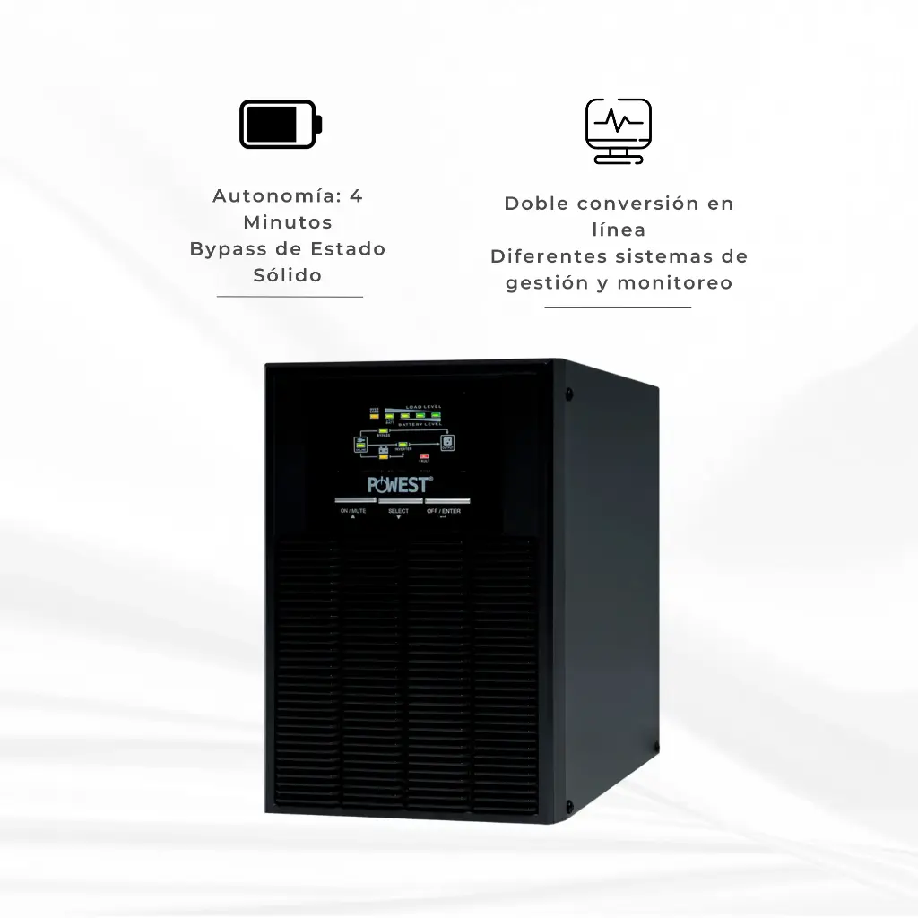 NUOLT-7401 | UPS ONLINE POWEST WINNER 1KVA