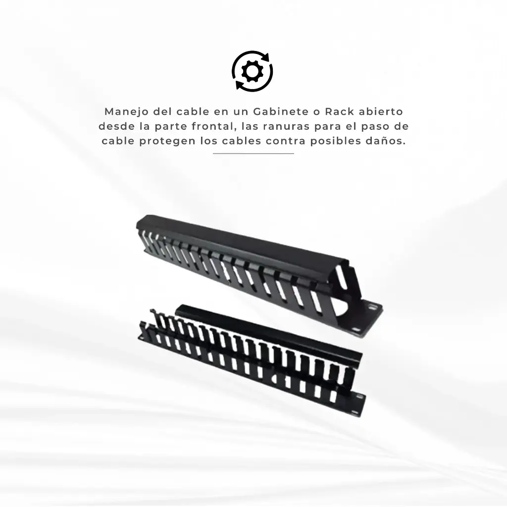 NORHP-2404 | ORGANIZADOR HORIZONTAL PLASTICO 2U
