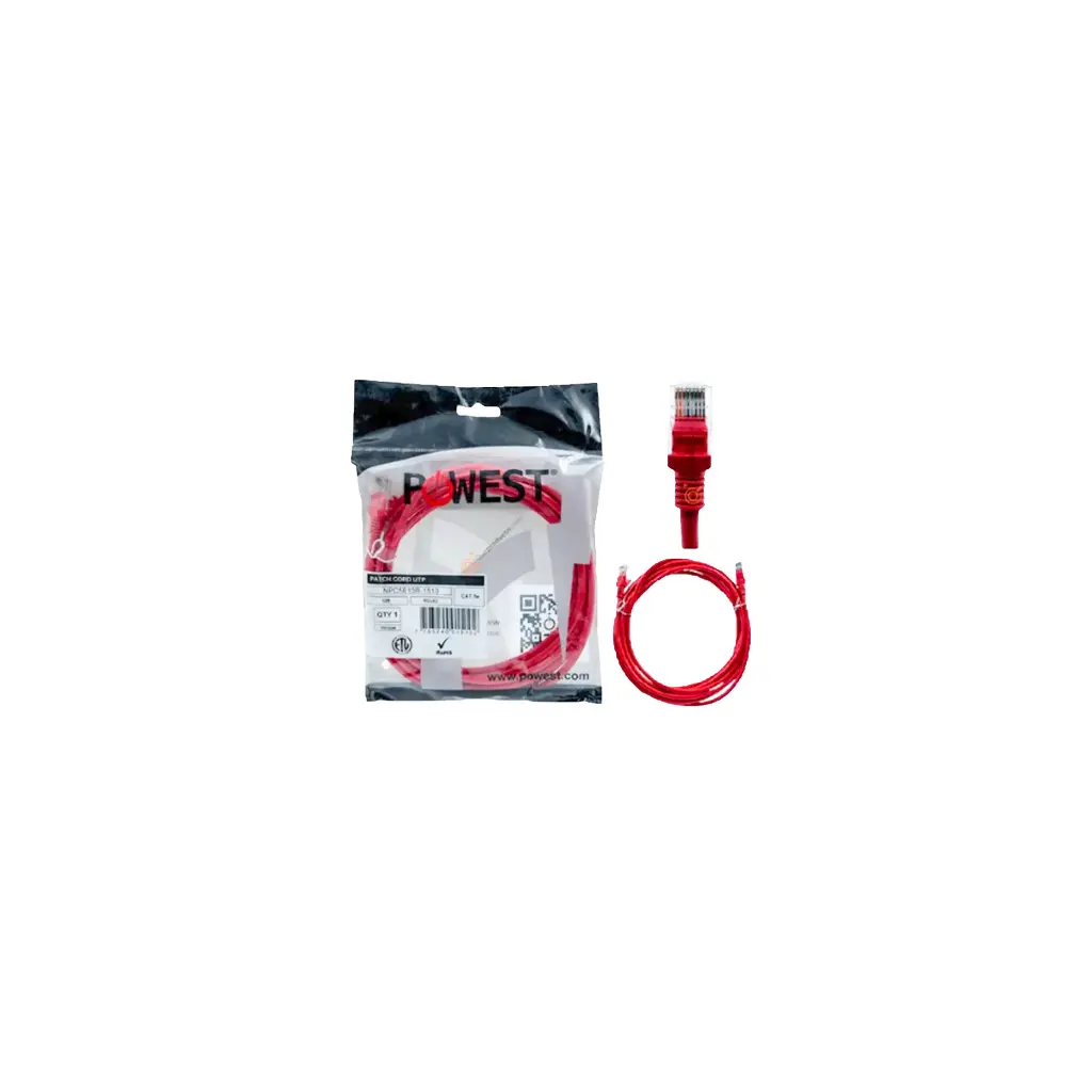 NPC5E3R-1503 | PATCH CORD CAT 5E 3FT ROJO