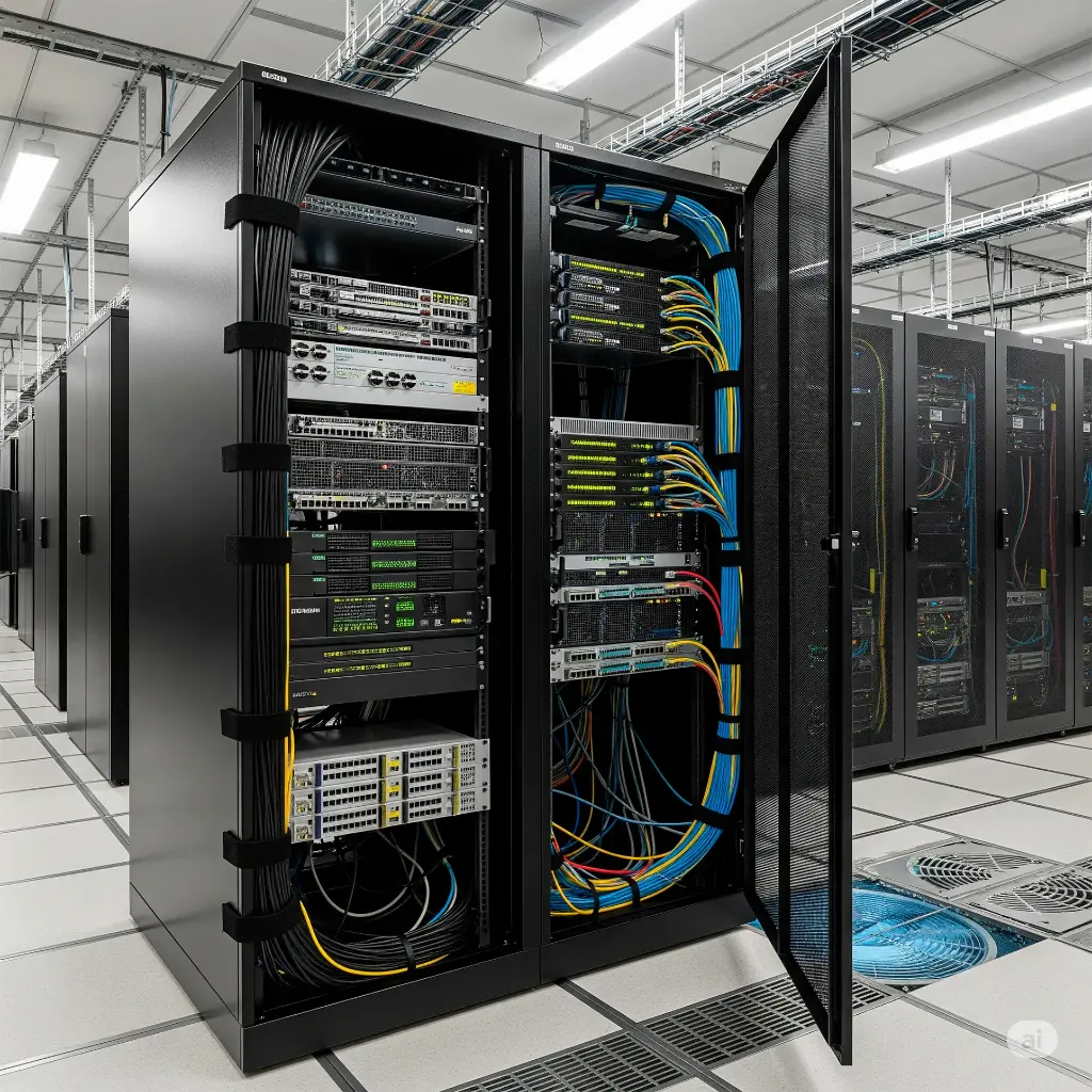 NGBP-6028 | GABINETE O RACK DE PISO 60X60X28U  28U (AXPXAL)