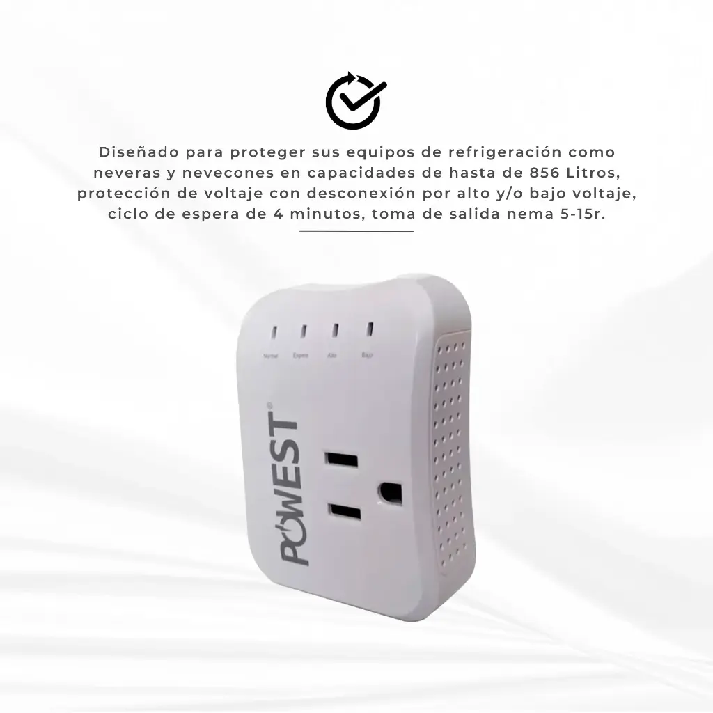NPRREF-7281 | PROTECTOR DE VOLTAJE 120V/10AH REFRIMATIC