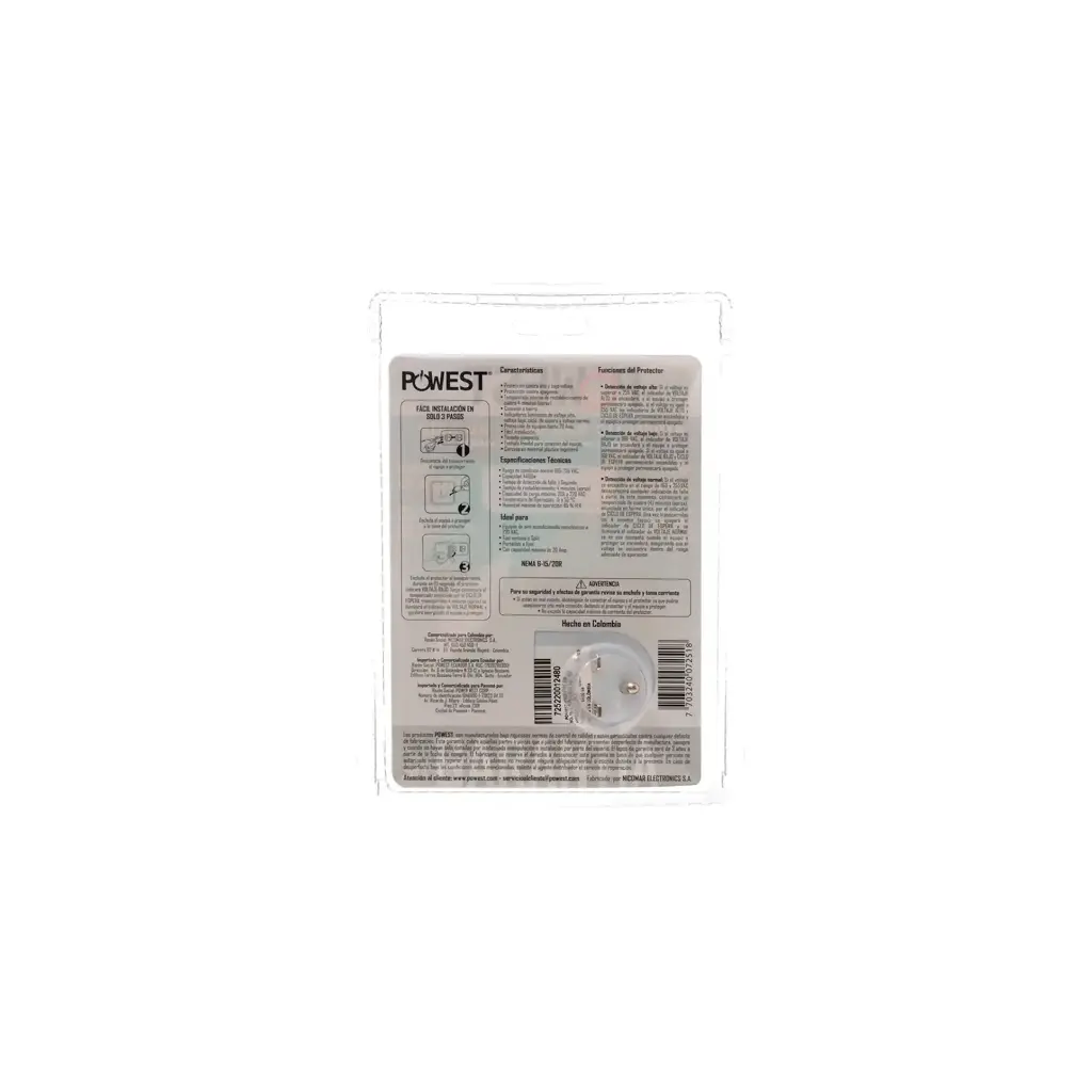 NPRAIR-7252 | PROTECTOR DE VOLTAJE 220V/20A AIRMATIC 