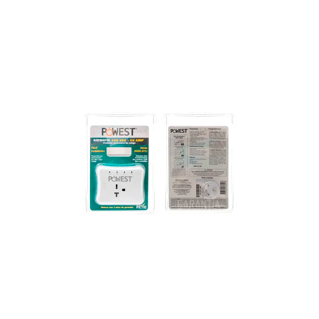NPRAIR-7252 | PROTECTOR DE VOLTAJE 220V/20A AIRMATIC 