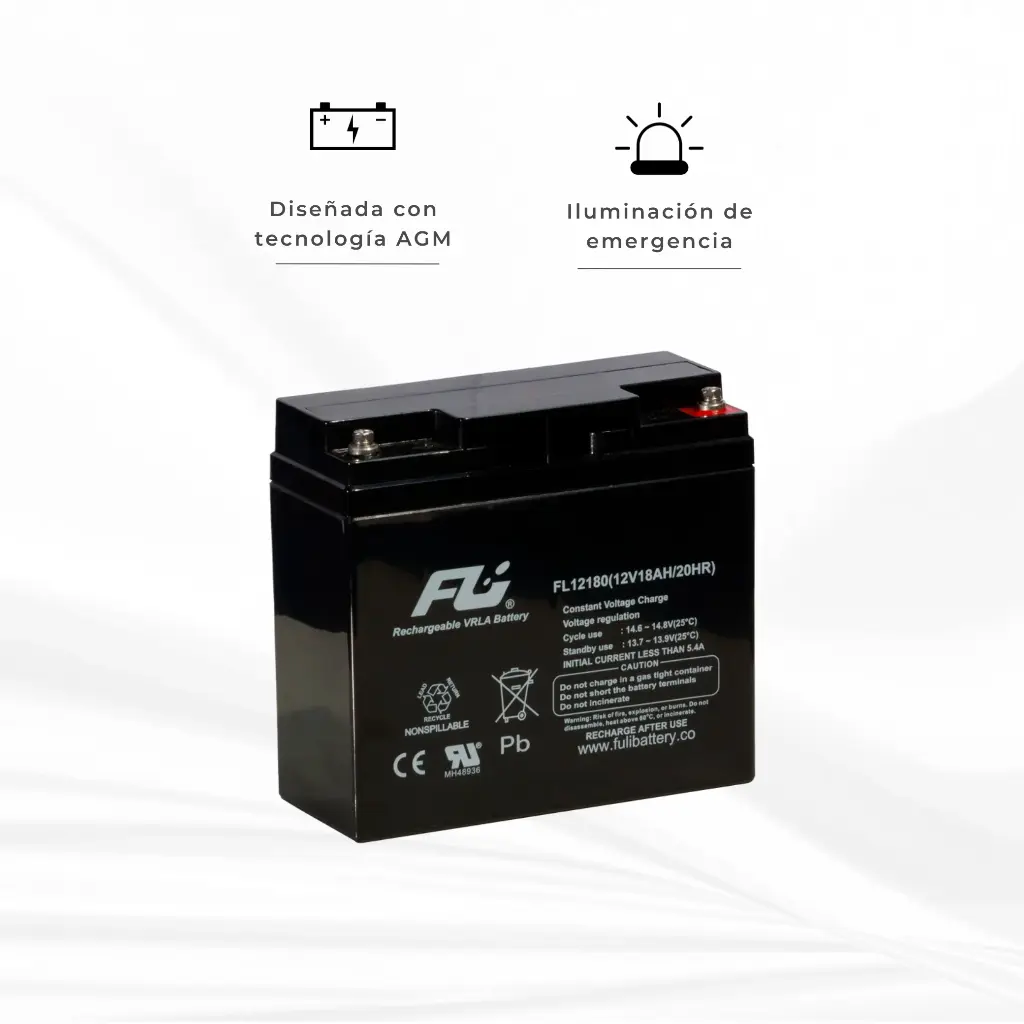 CEBAT-7208 | BATERIA SELLADA 12V 18 AH 