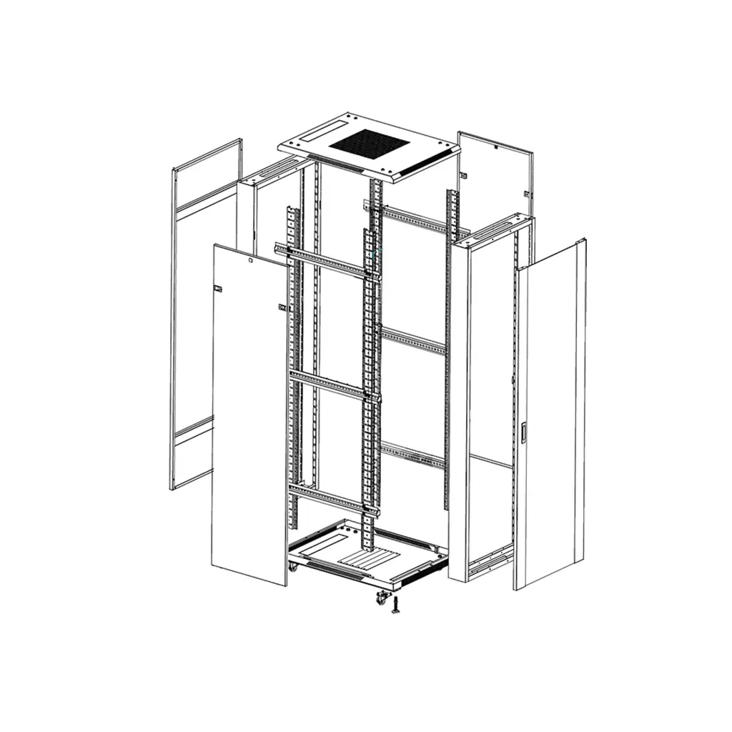 NGBP-6014 | GABINETE PISO 60X60X14U (AXPXAL)