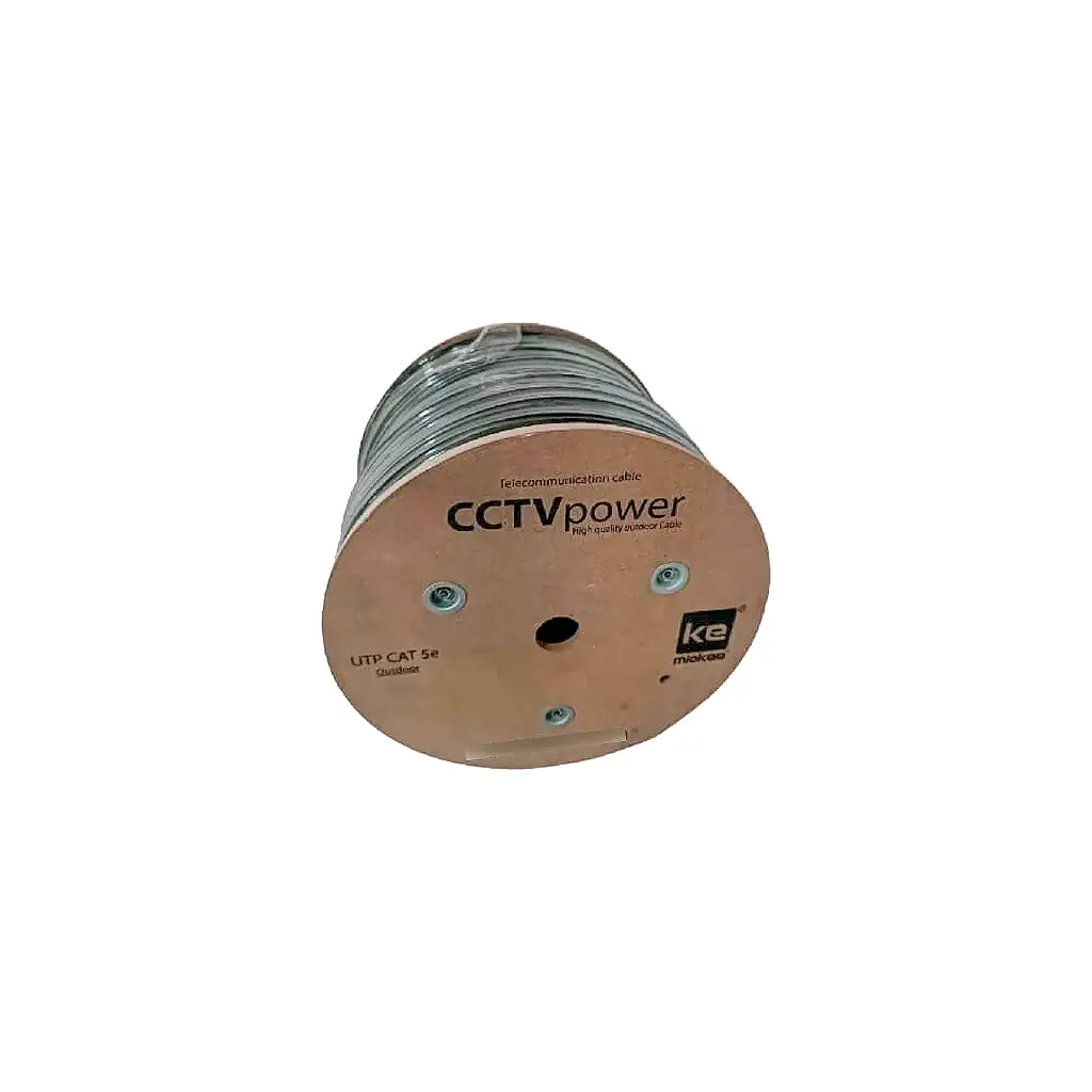 CABLE CAT5E  UTP 305M BLACK OUTDOOR MIOKEE