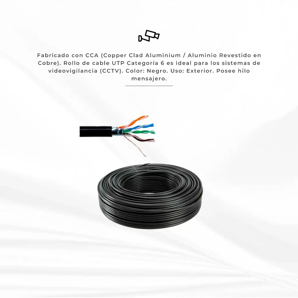 SQUILLA | CABLE UTP CAT6 EXTERIOR MIOKEE