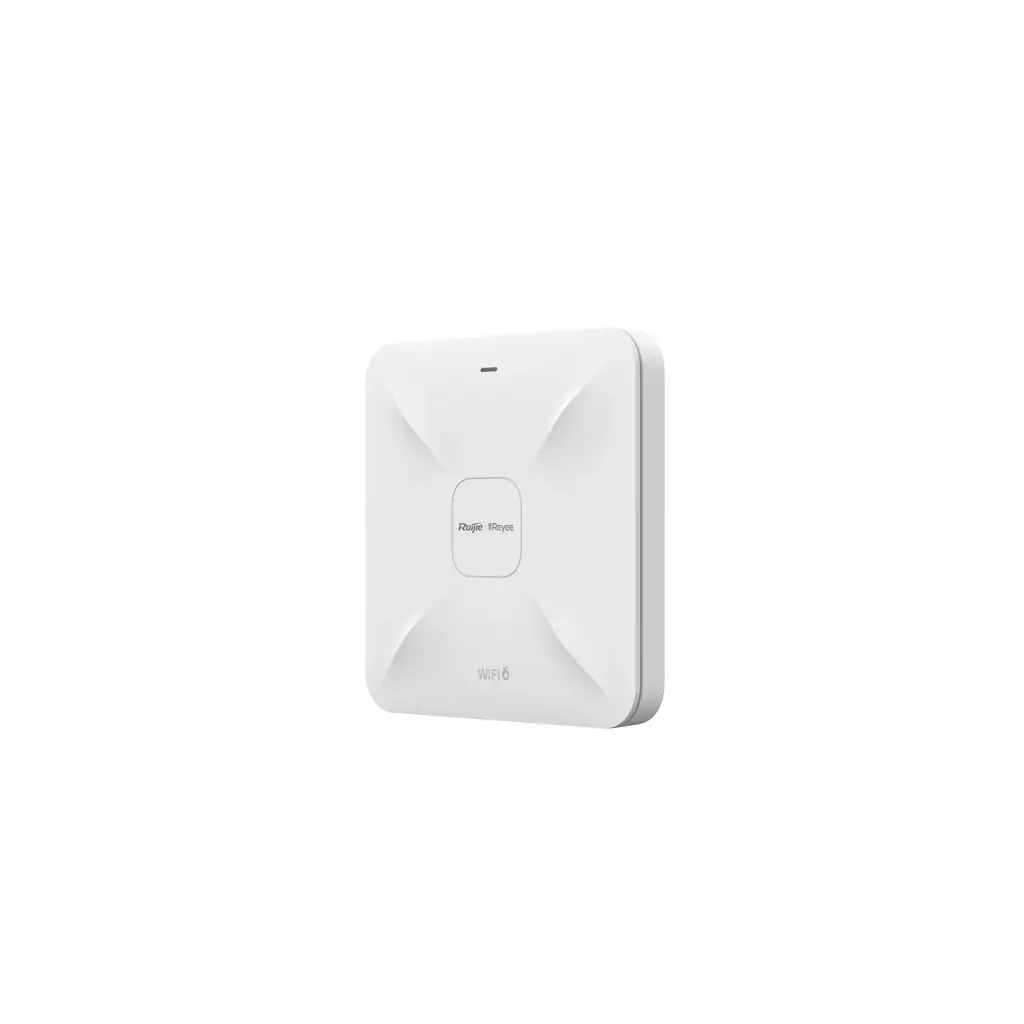 RG-RAP2260(E) | Punto de acceso Wi-Fi 6 de techo para interior 360°, doble banda MU-MIMO 4x4, 3202 Mbps, hasta 512 usuarios, puertos 1 x 2.5GE, 1 x GE, portal cautivo standalone, incluye Reyee Mesh