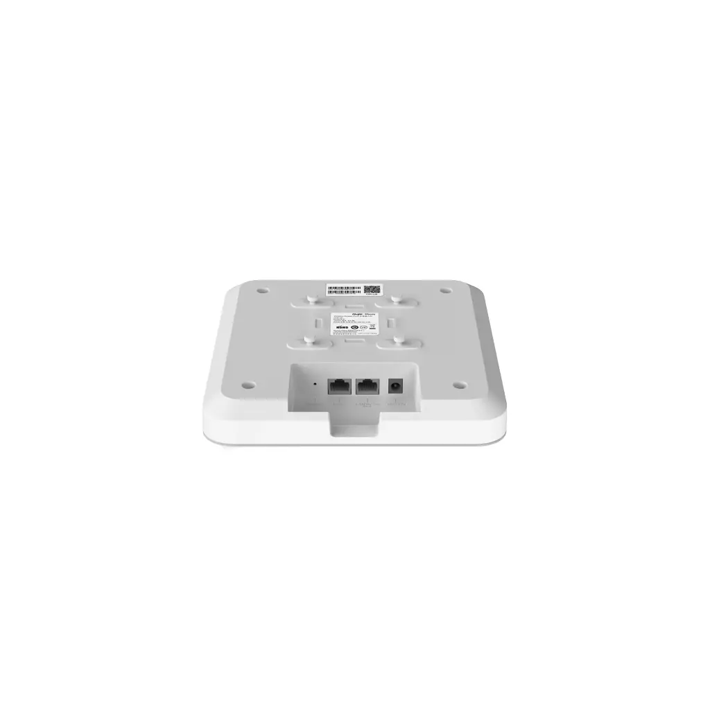RG-RAP2260(E) | Punto de acceso Wi-Fi 6 de techo para interior 360°, doble banda MU-MIMO 4x4, 3202 Mbps, hasta 512 usuarios, puertos 1 x 2.5GE, 1 x GE, portal cautivo standalone, incluye Reyee Mesh