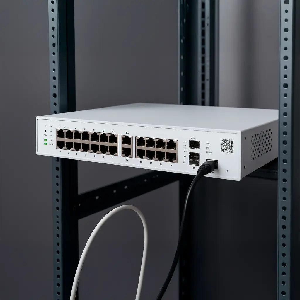 Switch PoE Administrable en la Nube de Capa 2 Gigabit de 24 Puertos, 4 * 10G Enlace Ascendente SFP+, 370W