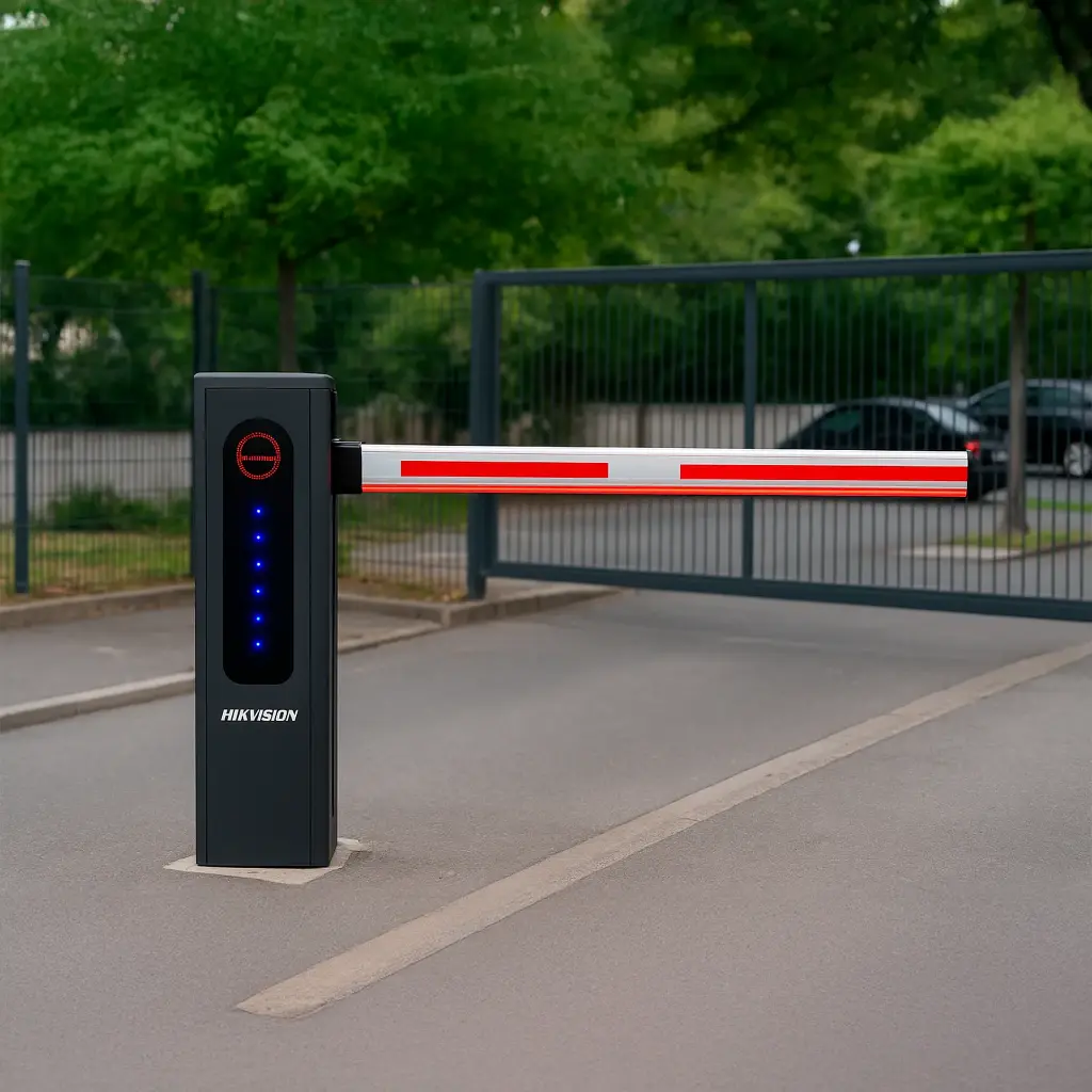 DS-TMG300-DR/A/B | Barrera de poste recto serie 30 con barra de luz LED e indicadores de carrocería