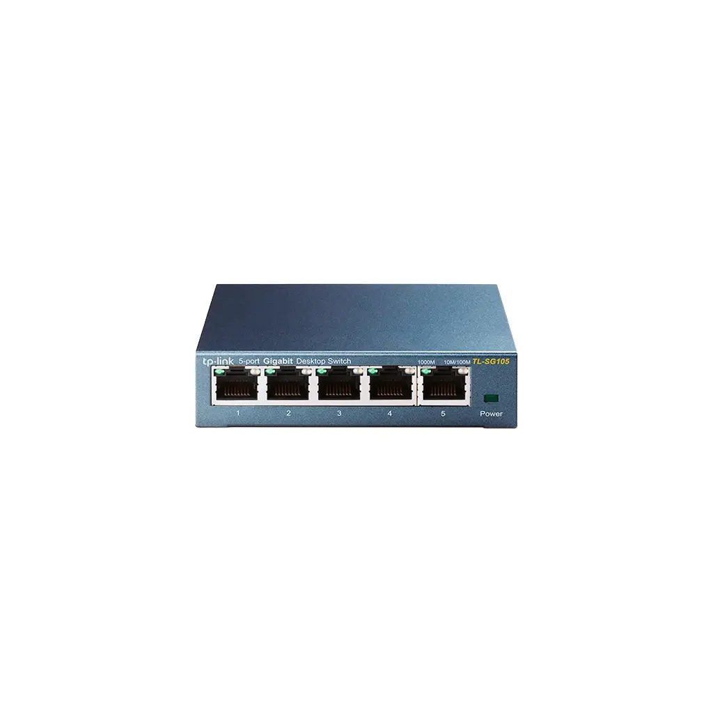 TL-SG105 | SWITCH TP LINK NO ADMINISTRABLE 5 PUERTOS DE 10/100/1000 MBPS