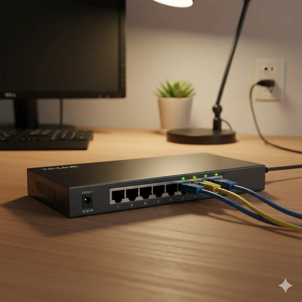 TL-SG105 | SWITCH TP LINK NO ADMINISTRABLE 5 PUERTOS DE 10/100/1000 MBPS