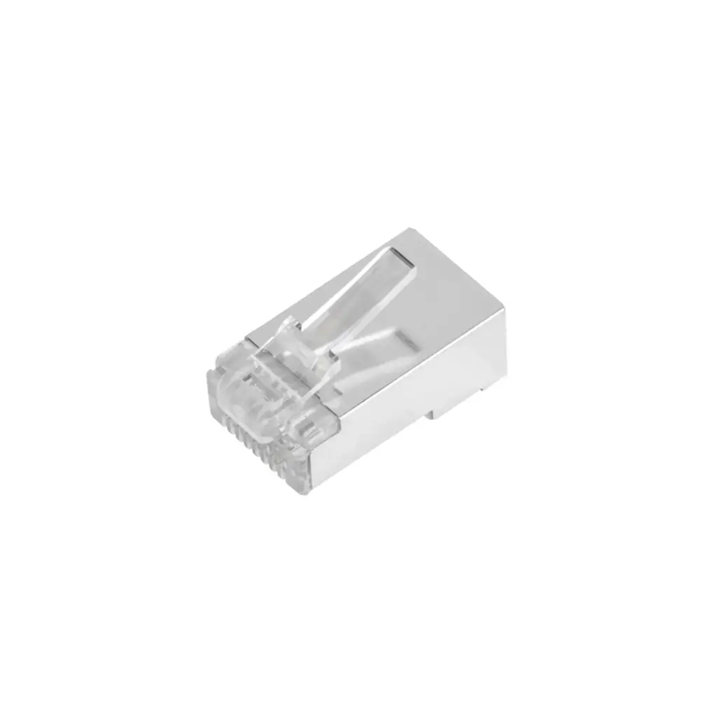 LPS-RJ45-CAT6-EZ | CONECTOR DE RED PLUG RJ45 CAT6 GOLD PLATED 3U CALIDAD EZ