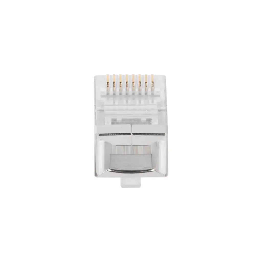 LPS-RJ45-CAT6-EZ | CONECTOR DE RED PLUG RJ45 CAT6 GOLD PLATED 3U CALIDAD EZ