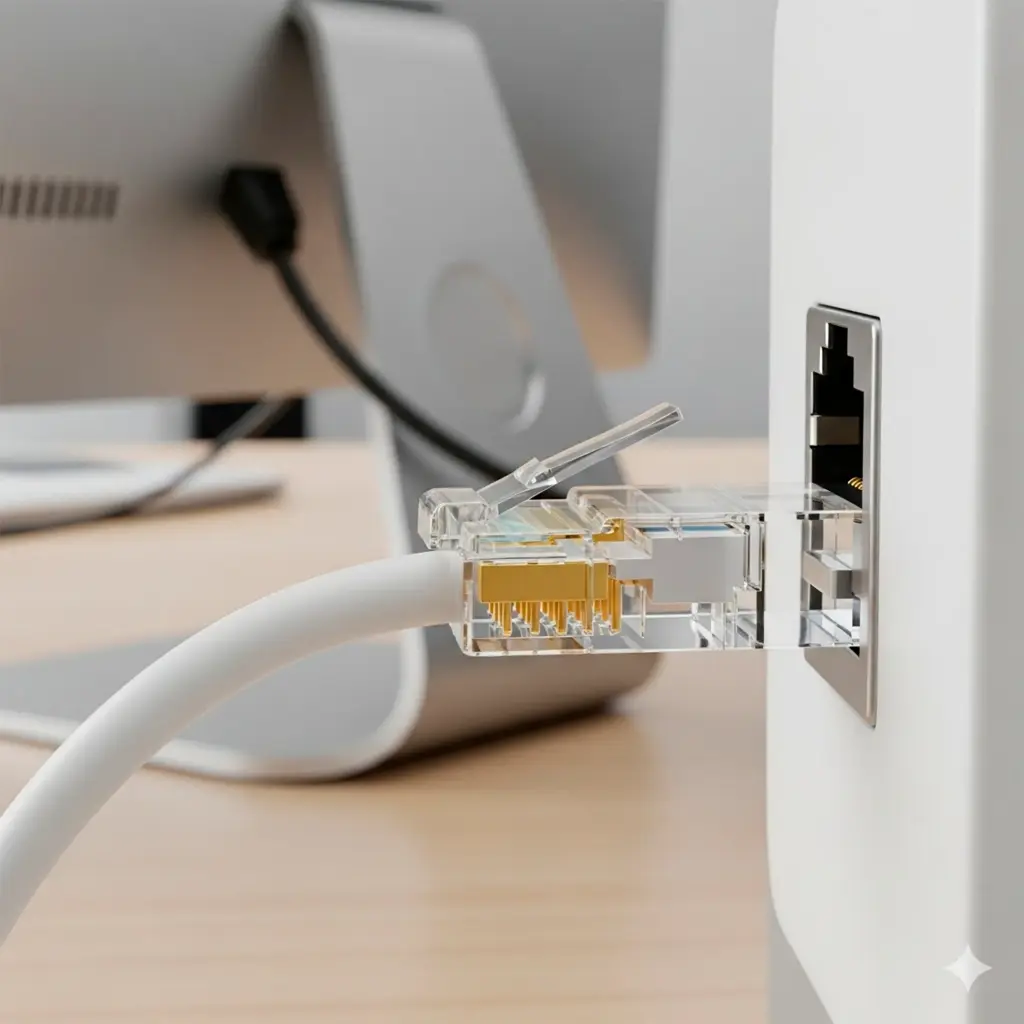 LPS-RJ45-CAT6-EZ | CONECTOR DE RED PLUG RJ45 CAT6 GOLD PLATED 3U CALIDAD EZ