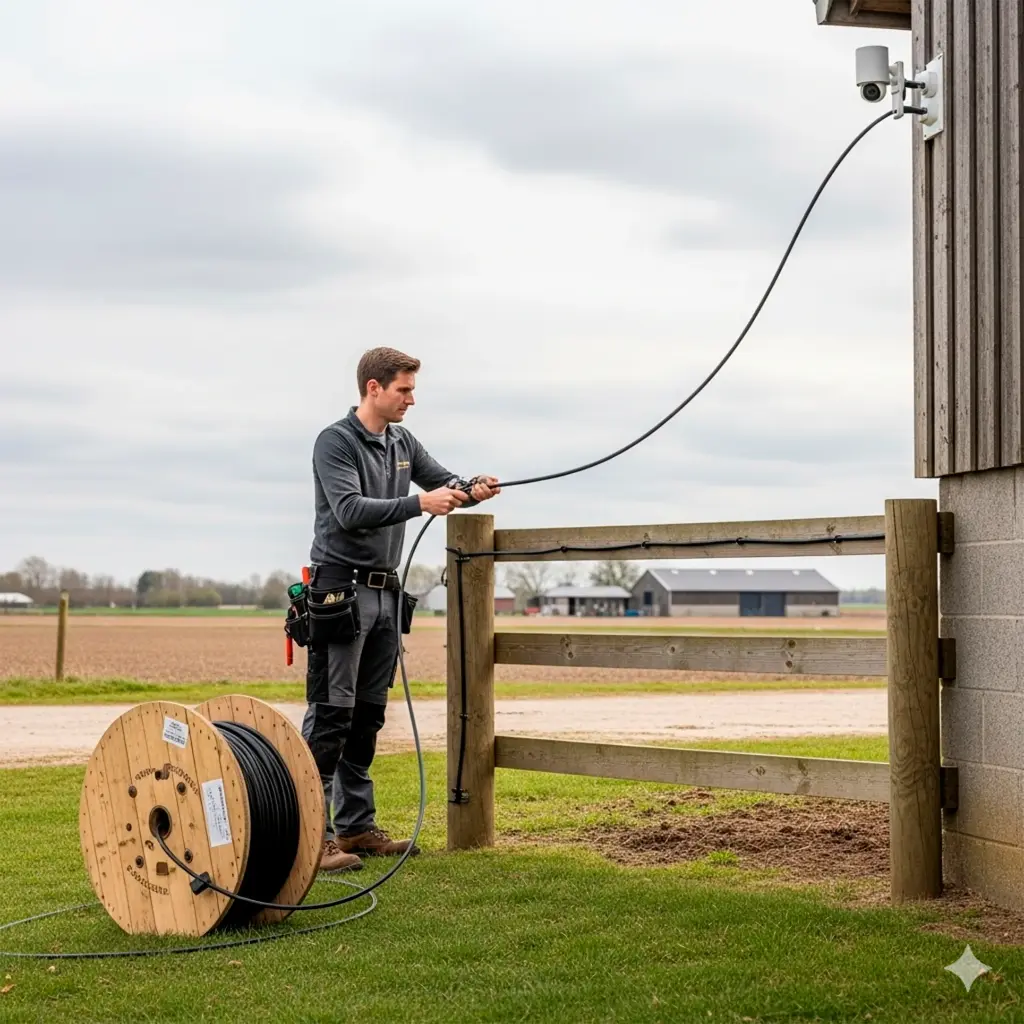 LPSUTPCAT6EXT | CABLE UTP CAT 6 EXTERIOR DOBLE CHAQUETA 24AWG 4P*2*0,56 75GRADOS NEGRO X 305MTS