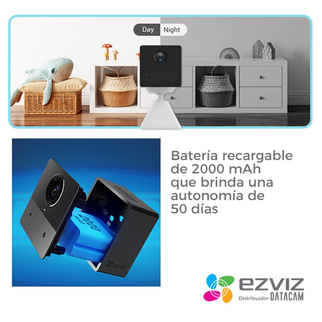 CS-CB2-R100-2D2WF-BK | CAMARA INT WIFFI SMART  HOME BATERRY  