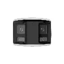 DS-2CD1T63G2P-LIUF/SRB | Bala IP 4 Megapixel / 2 Lentes de Lente 2.8 mm (Imagen Panorámica 180°) / 40 mts IR / Exterior IP67 / Luz Intermitente y Alerta de Audio / Audio Bidireccional / ACUSENSE / WDR 120 dB / Micro SD / Estrobo Azul y Rojo