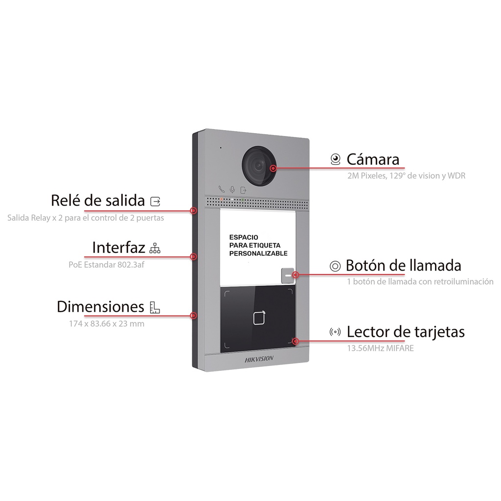 DS-KV8113-WME1 | VIDEO PORTERO 