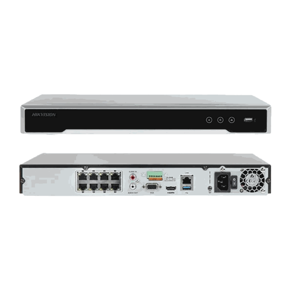 DS-7608NI-Q2/8P | NVR 8 CH POE H265+2 SATA