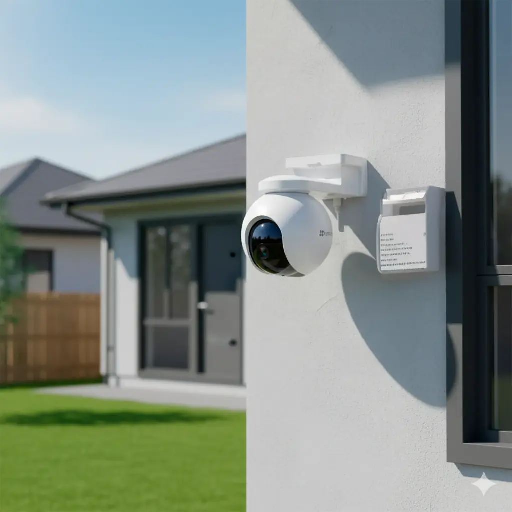 CS-HB8c/SP-R100(4MP)(AM-STD)(Kit) | 2K+ Resolution, Always-On  Protection  Mode, Up to 120 Days  of Battery Life¹  (5200 mAh), AI-Powered  Human/Vehicle  Shape Detection, Active  Defense, Color  Night Vision, Two-Way  Talk, Customizable  Voice Alerts, Supports  Wi-Fi 6 Network, Supports  2.4GHz Wi-F, Works with  EZVIZ Solar Panels  (Type-C versions)  for Green Powe, Supports MicroSD  Card (Up to 512 GB)  & EZVIZ CloudPlay  Storag